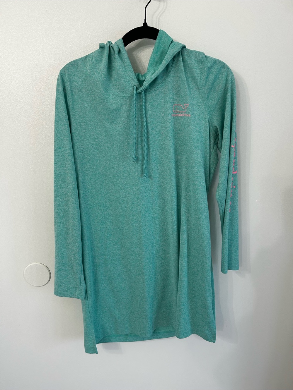 Vineyard Vines Teal Hooded Tunic Swim Cover